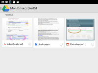 Sur Android, dans l'application Google Drive, faites un appui long sur le fichier à partager.